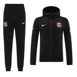 24/25 BAR Black  Hooded Jacket Tracksuit#01