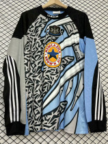 1995/1996 Newcastle Grey Blue Long Sleeved Goalkeeper Retro Soccer Jersey（长袖）