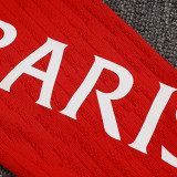 25/26  PSG Red  Half Pull Tracksuit #E2521 (半拉链)