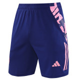 24/25  ARS Blue Training Shorts Pants(蓝色粉边）