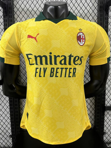 25/26 ACM Special Edition Yellow Player Version Soccer Jersey