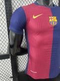 24/25 BAR Home Co branded advertisement  Player Version Soccer Jersey(胸前新广告）