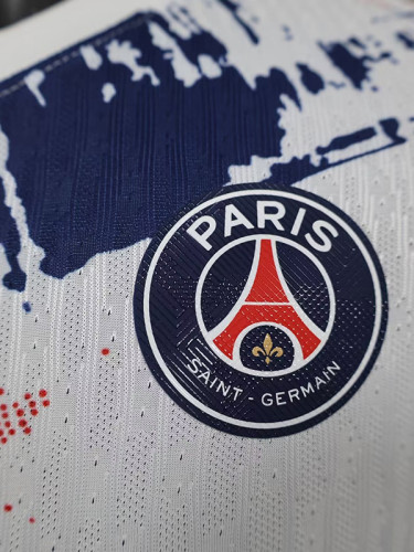 24/25 PSG White Red Special Edition  Player Version Soccer Jersey