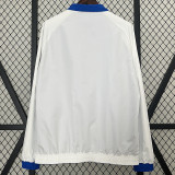 24/25 Argentina White & Blue Stripe Retro Double Sided Windbreaker (双面风衣)