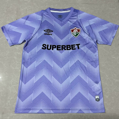 24/25 Fluminense Purple Goalkeeper  Fans Soccer Jersey