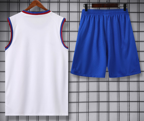 24/25 BAR White Tank top and shorts suit