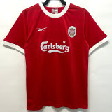1997/1998 LIV Home  Retro Soccer Jersey