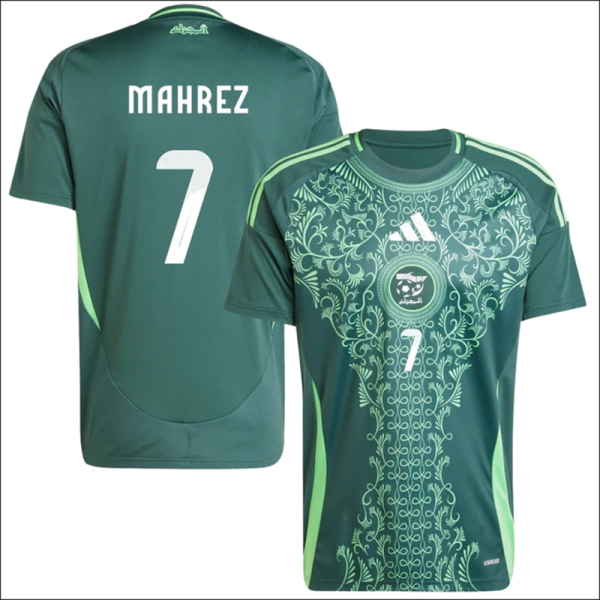 24/25 Algeria Away (MAHREZ#7)Fans Soccer Jersey(带7号MAHREZ字)(无星)