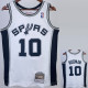 1998/1999 SA Spurs ROOMAN #10 White Retro Top Quality Hot Pressing NBA Jersey