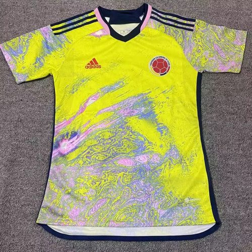 2024 Colombia Yellow Fans Soccer Jersey