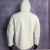 24/25 Bayern White Assault  Hooded Windbreaker (Y18连帽冲锋衣）