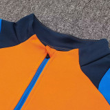 24/25 JUV Orange Half Pull Tracksuit  (橙色、半拉链)