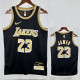 23/24 LAKERS JAMES # 23 Black Honor EditionTop Quality Hot Pressing NBA Jersey(荣耀版黑、圆领)