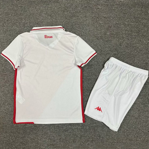 24/25 Monaco Home  Kids Soccer Jersey