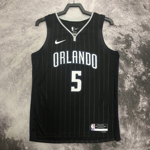 22/23 Magic BANCHERO #5 Black Top Quality Hot Pressing NBA Jersey