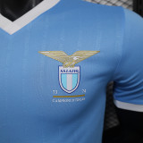 2024 Lazio Blue 50th Anniversary Edition Player Version Soccer Jersey