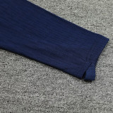 24/25  PSG Sapphire Blue Inkjet  Player version Half Pull Tracksuit  (球员版、半拉链)