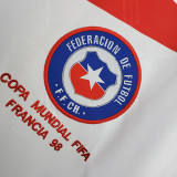 1998 Chile Away Retro  Soccer Jersey（98小字）
