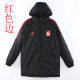 22/23 Mexico Black Hooded Cotton Coat Red Edge (红色边) 棉衣