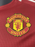 24/25 Man Utd  Home Long sleeve Player Version Soccer Jersey（长袖）