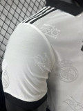 25/26 RMA  White Team Logo Player Version  Polo Shirts