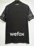 24/25 ACM Black  Co Branded version Fans Soccer Jersey