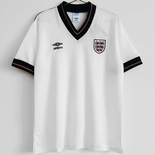 1984/1987 England Home Retro Soccer Jersey