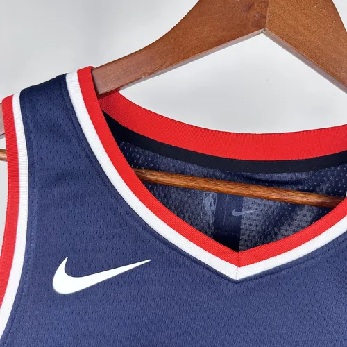 2018/2019 Clippers GEORGE #13 Dark Blue City Edition Top Quality Hot Pressing NBA Jersey
