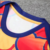 24/25 BAR Red &Yellow Tank top and shorts suit