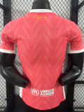 25 /26 BAR Pink Special Edition Player Version Soccer Jersey(白色大胸花）