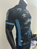 25/26  Santos FC Black Blue  Fans Soccer Jersey