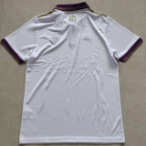 21/23 RMA White Classic Polo Short Sleeve (紫色领)
