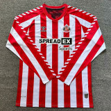 24/25 Sunderland Home Long sleeve Fans Soccer Jersey