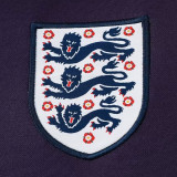 24/25  England Blue Purple Kids Half Pull Tracksuit  (半拉链)(儿童）