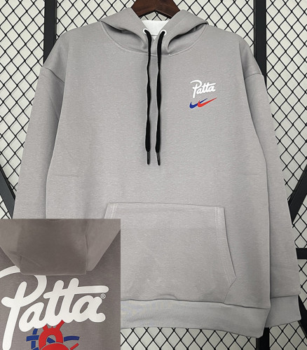 2024  BAR Grey Hoody (加绒)
