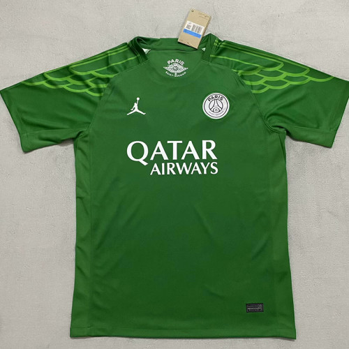 25/26 PSG  Green Goalkeeper Fans Soccer Jersey