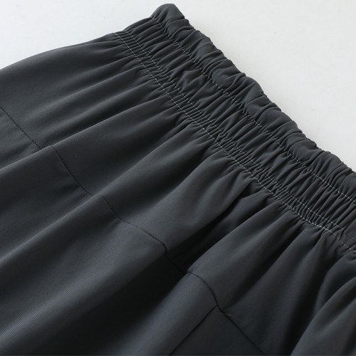 2025 RF-M668 NK Grey Shan Jingping Casual Fitness Shorts#库带ZHKE字灰色