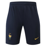 24/25 France Black And Colored StripesTraining Short Suit