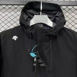 24/25 F703 Disant Black Single Layer Windbreaker(连帽冲锋衣）
