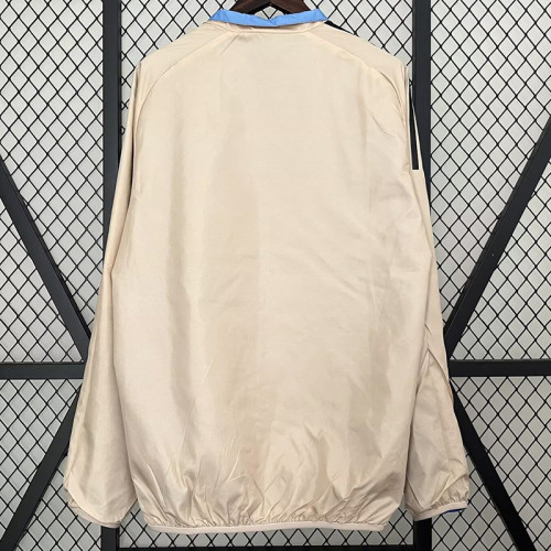 24/25  Man Utd Beige & Blue  Double Sided Windbreaker (双面风衣)