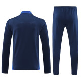 24/25 Al-Nassr Royal Blue Half Pull Tracksuit  (半拉链)