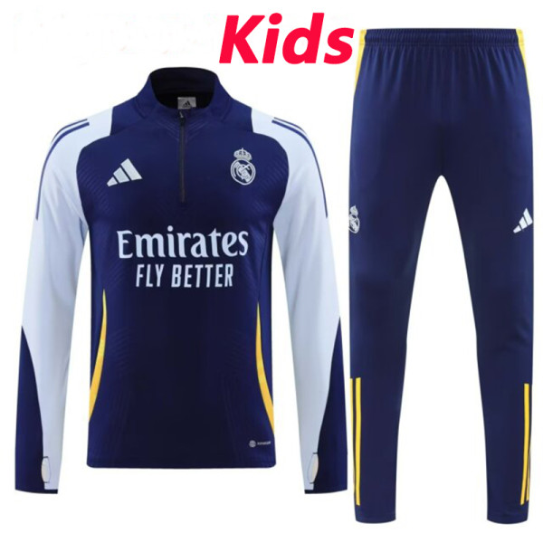 24/25 RMA Sapphire Blue Kids Half Pull Tracksuit (童装、半拉链)