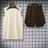 24/25  Corinthians Mud Yellow Tank top and shorts suit（泥黄）