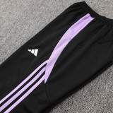 24/25 Germany White Hooded  Half Pull Tracksuit(Add Fluff)  (半拉链、加绒F595)