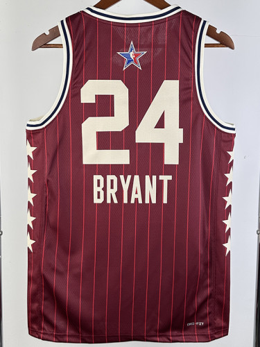 23/24 ALL-STAR BRYANT #24 Red Top Quality Hot Pressing NBA Jersey