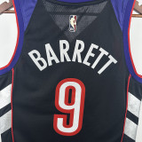 24/25 Raptors  BARRETTF # 9  Blue Retro Top Quality Hot Pressing NBA Jersey