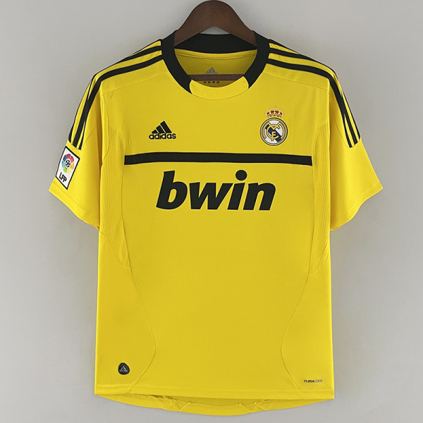 2011/2012 RMA Yellow GoalKeeper Retro Soccer Jersey