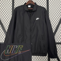2024 New NK Black Windbreaker(后背带彩字、彩标）