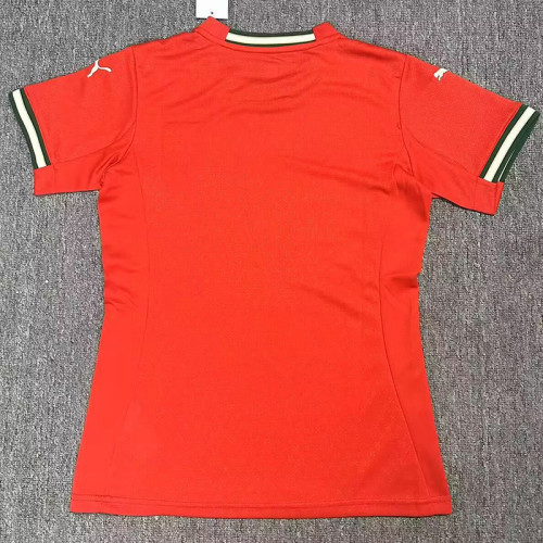 25/26 Portugal Home Women Soccer Jersey（女)
