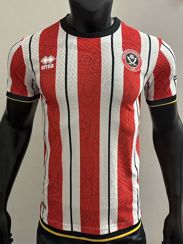 25/26 Sheffield Home  Player Version Soccer Jersey